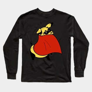 Superhero Pig Flying Long Sleeve T-Shirt